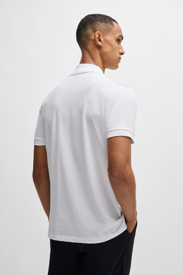 ΜΠΛΟΥΖΑ POLO (Never Out of Stock) BOSS - 100 ΛΕΥΚΟ